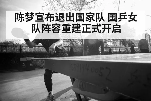 陈梦宣布退出国家队 国乒女队阵容重建正式开启